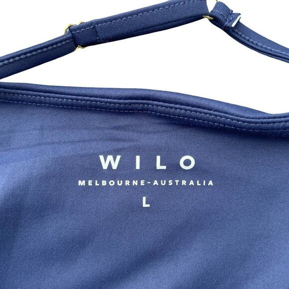 WILO The Label Tennis Dress Navy Blue Cobalt Built In Shorts NWT - Size Large - Picture 4 of 10